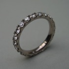 Nr. 103, 750/000 Weißgold, 22 Brillanten TW/VVSI 2 - VSI (2,85 mm, 1,95 ct), red. Fishtail