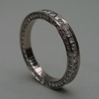 Nr. 13, 750/000 Weißgold, 43/39 Brillanten TW/VVSI (1,2/1,5 mm, 0,895 ct), Ausgefasst (1 Seite)