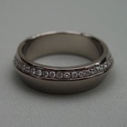 Nr. 45, 750/000 Weißgold, 48 Brillanten TW/VVSI-VSI (1,2 mm, 0,377 ct), Fadenfassung