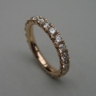 Nr. 55, 750/000 Rosegold, 23 Brillanten Champ./VSI+ (2,8 mm, 1,94 ct), Fishtail