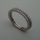 Nr. 56, 750/000 Weißgold, 49 Brillanten TW/VVSI-VSI (1,2 mm, 0,38 ct), red. Fishtail