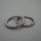 Nr. 59, 750/000 Weißgold, 29/29 Brillanten TW/ VVSI+ -VSI (1,8/2,0 mm, 1,63 ct), spez. Pavee / Fishtail