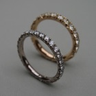 Nr. 61, 750/000 Weißgold, 30 Brillanten TW/VSI+ (2 mm, 0,88 ct), Fishtail