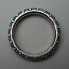 Nr. 77, 750/000 Weißgold, 21 Topase (behandelt) (P) (3 mm, 2,94 ct), Fishtail