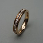 Nr. 79, 750/000 Rosegold, 43 Brillanten Champ./LPR (1,4 mm, 0,525 ct), Fadenfassung (spezial)