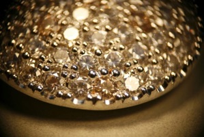 Silberanh&auml;nger mit Zirkonia (Makro)